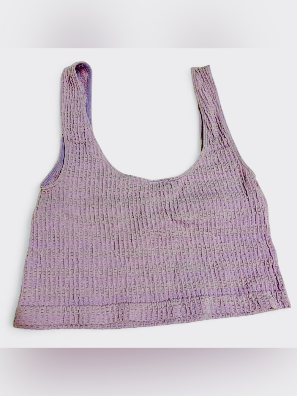 PacSun Lavender Ribbed Tank Top - Picture 2 of 2